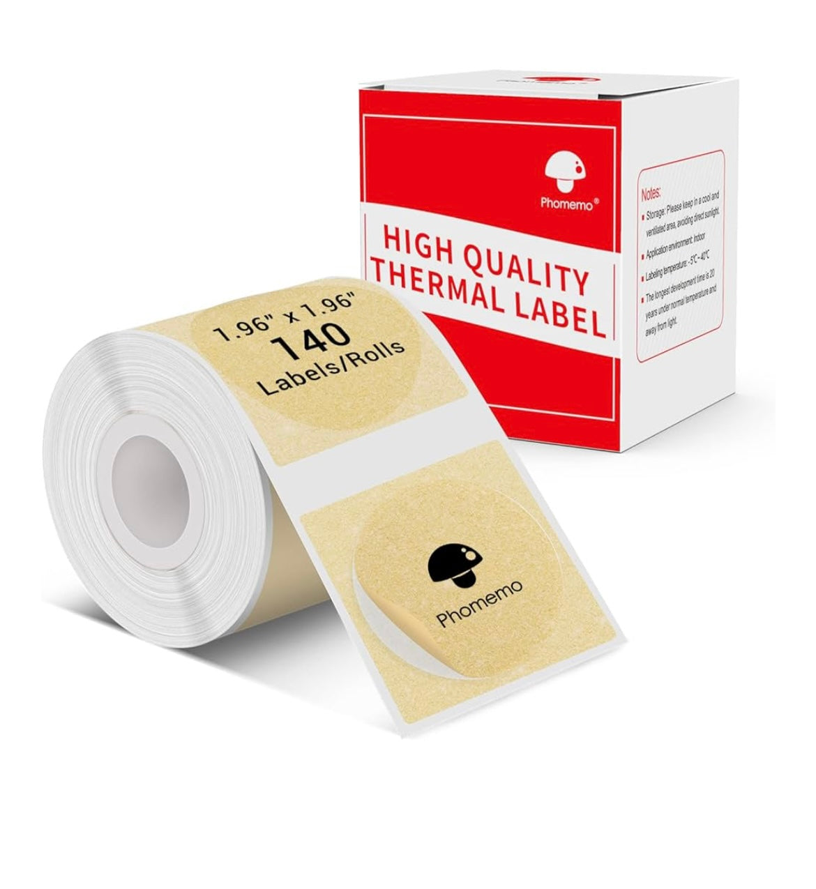 Round thermal label/stickers