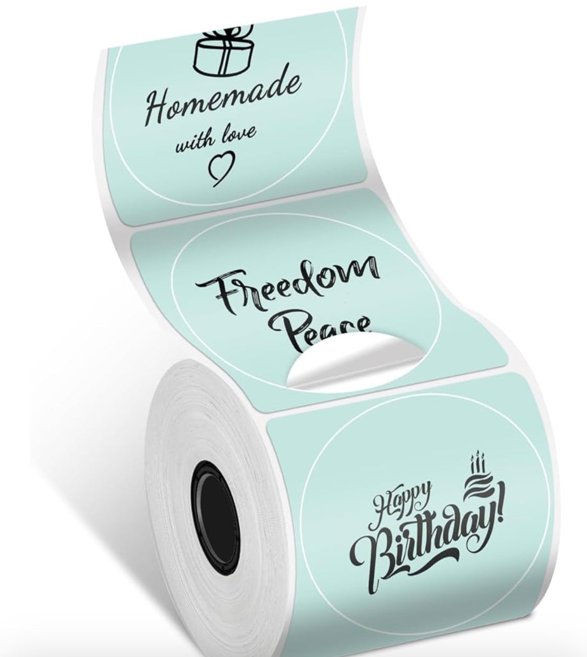 Round thermal label/stickers