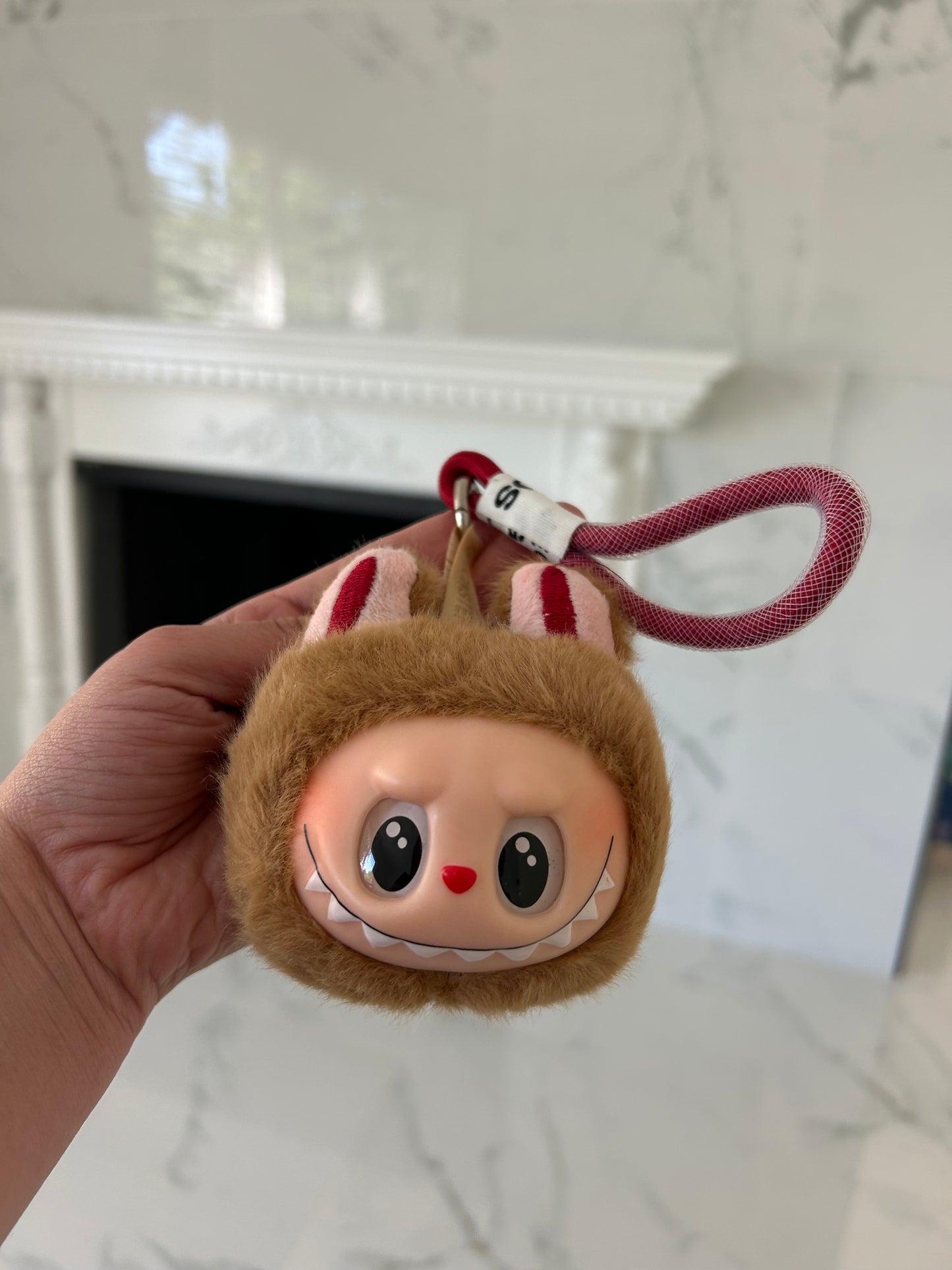Lafufu head keychain music/light