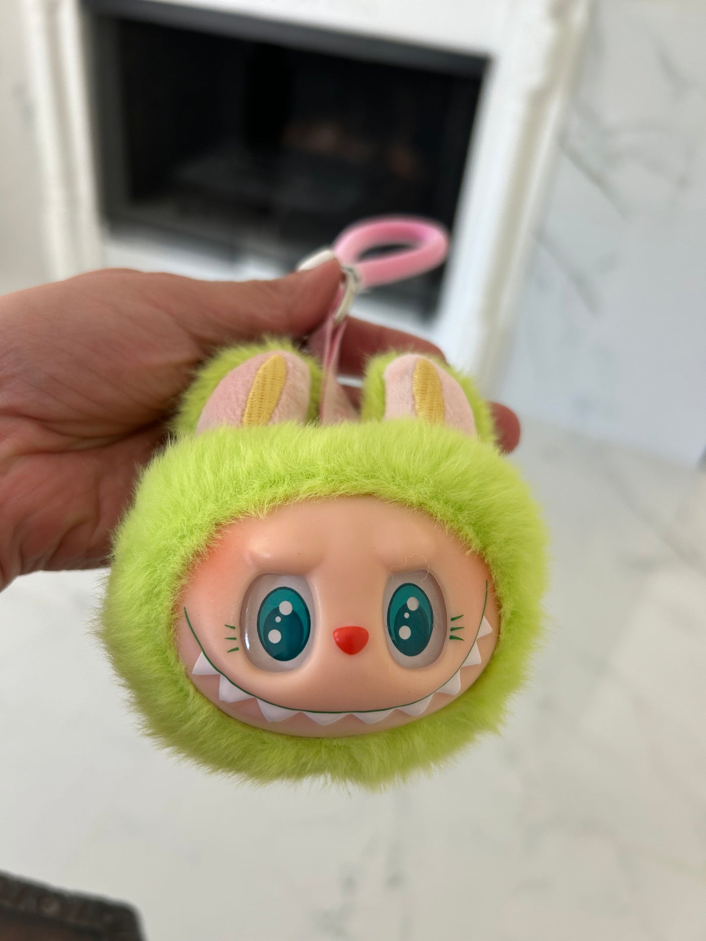 Lafufu head keychain music/light