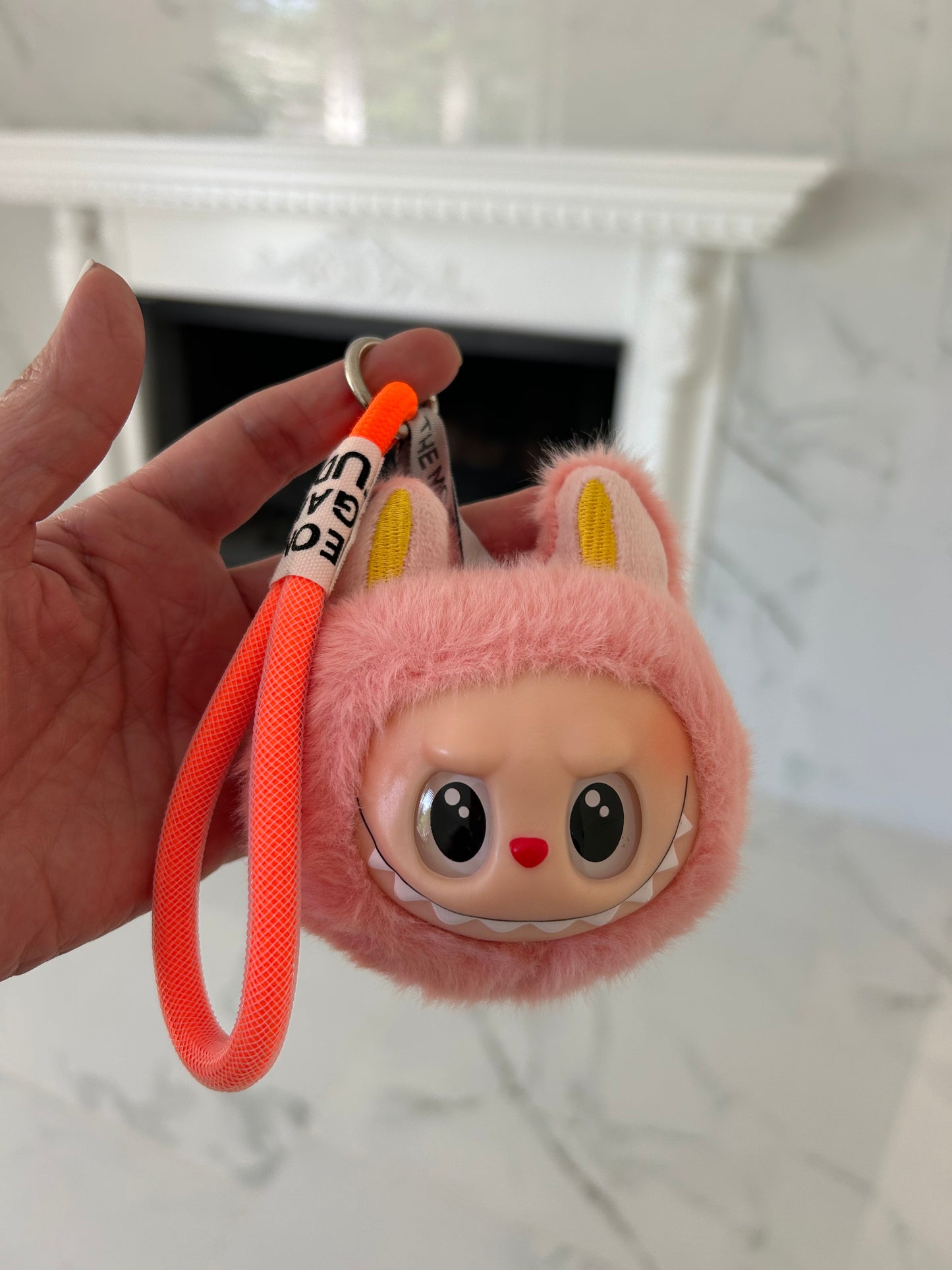 Lafufu head keychain music/light