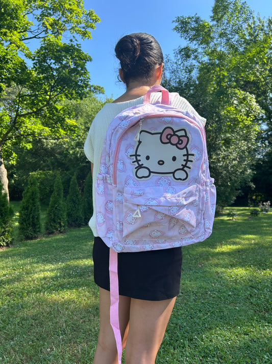 Hk pink backpack