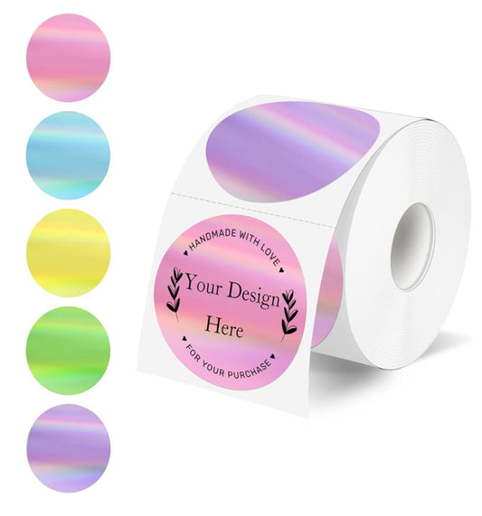 2” holographic thermal label