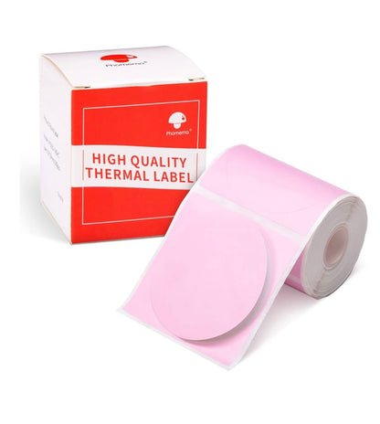 Round thermal label/stickers