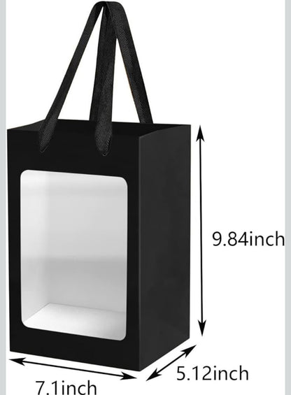 Paper bag with window (12pcs)