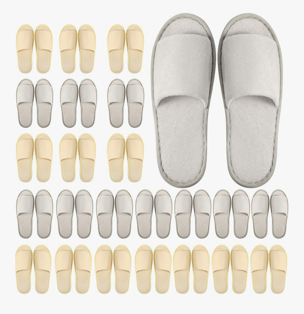 Custom slippers add text