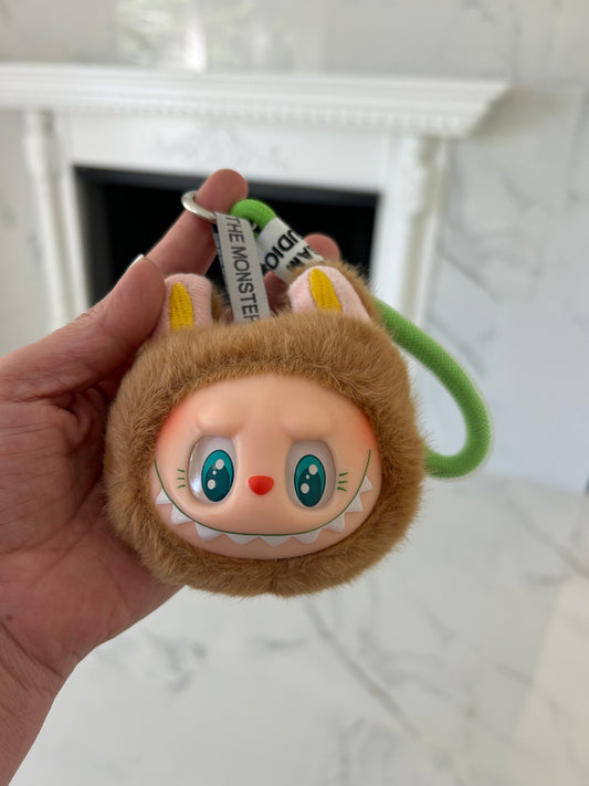 Lafufu head keychain music/light
