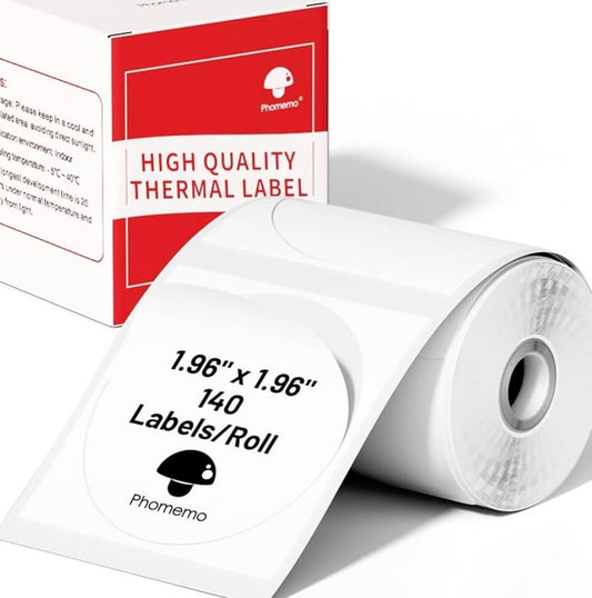 Round thermal label/stickers