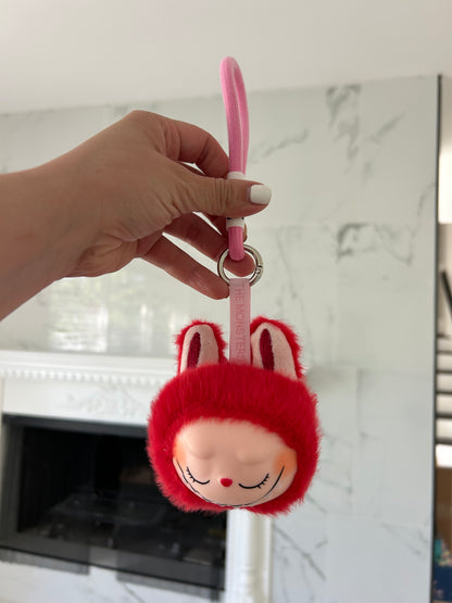 Lafufu head keychain music/light